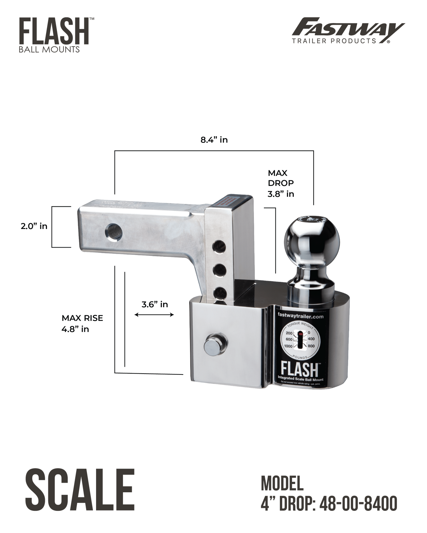 FLASH™ SCALE Ball Mount