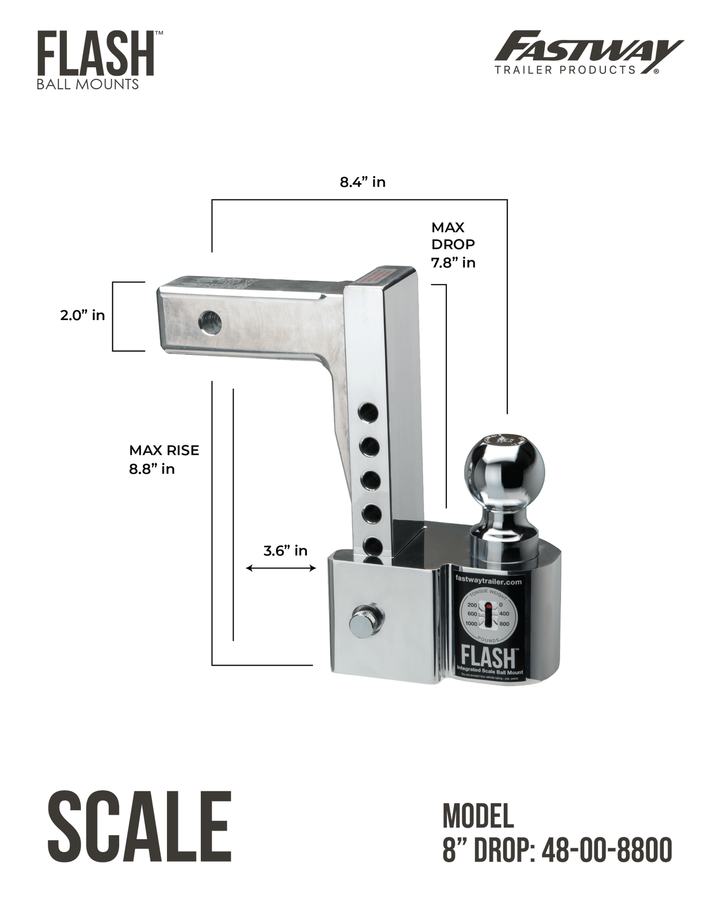 FLASH™ SCALE Ball Mount